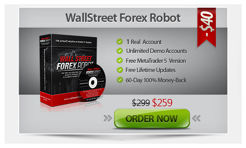 WallStreet Forex Robot pricing